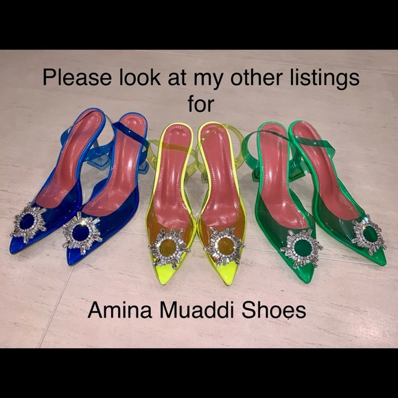 *As seen on Kyle Richards* Amina Muaddi BEGUM' CRYSTAL EMBELLISHED DISK EARRINGS - Picture 16 of 16